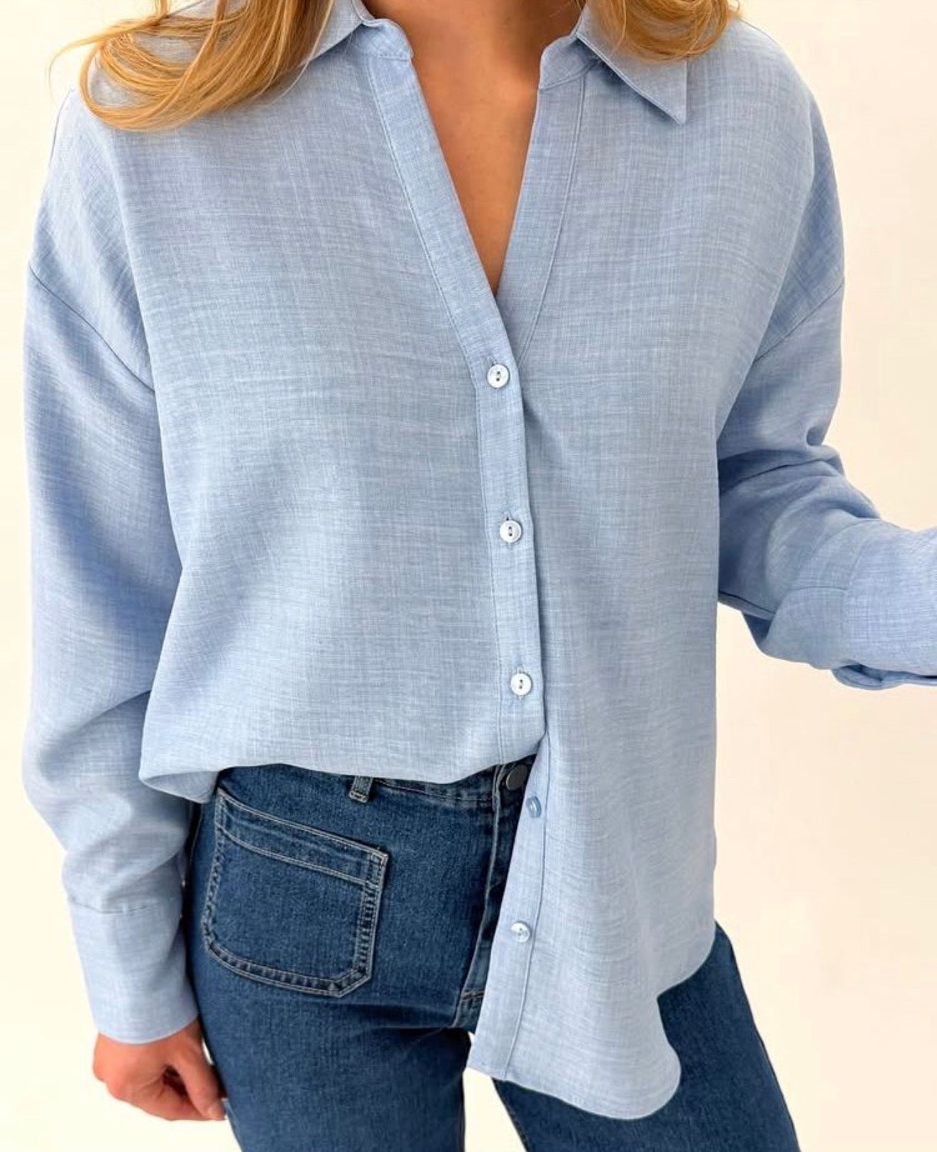 VMMELANEY Shirt - Chambray Blue